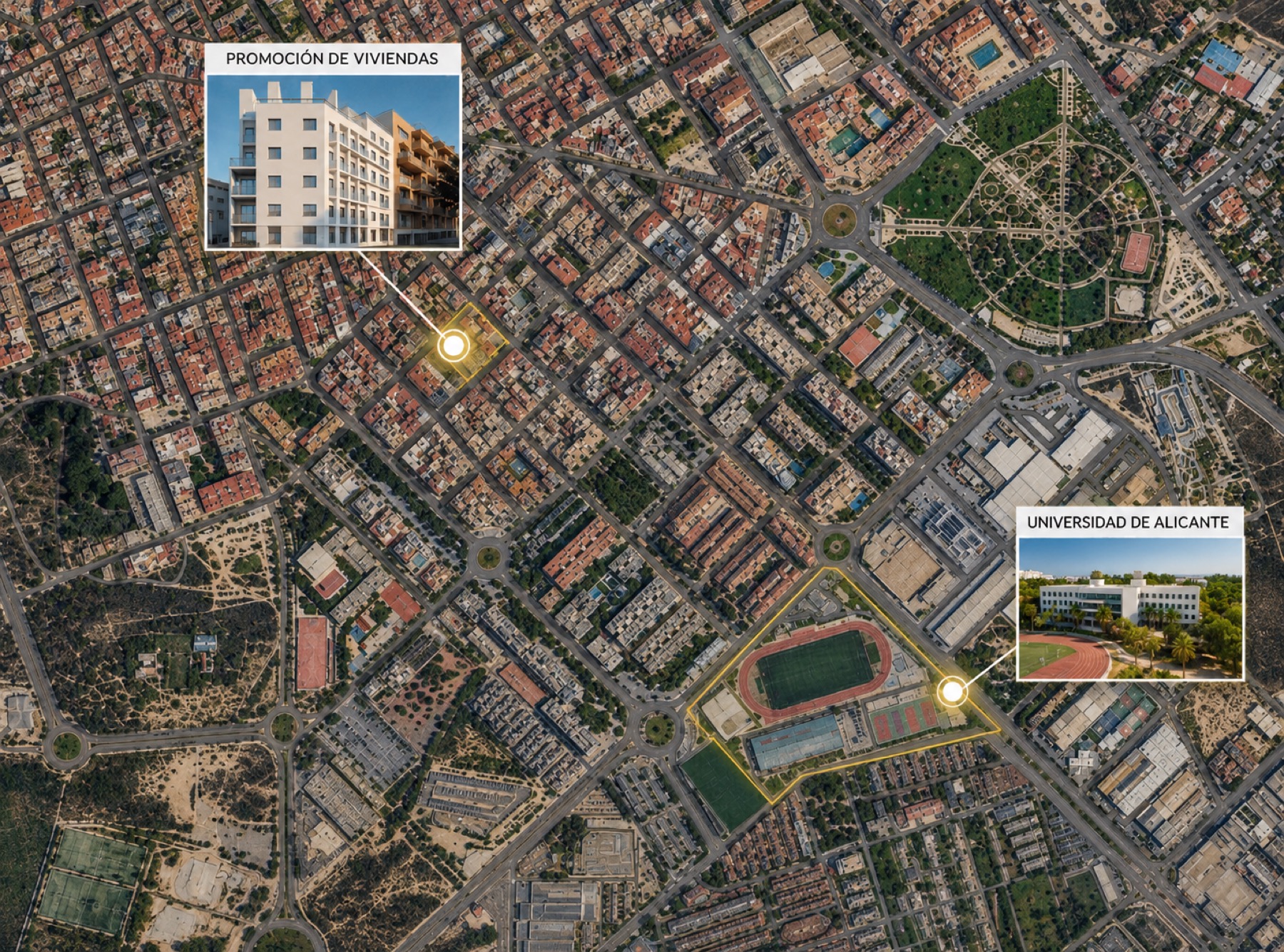 Plano de situación de San Vicente del Raspeig